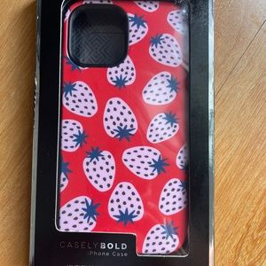 Casely Bold iPhone Case 12 Max Pro Strawberries!